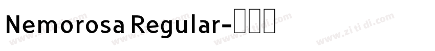 Nemorosa Regular字体转换